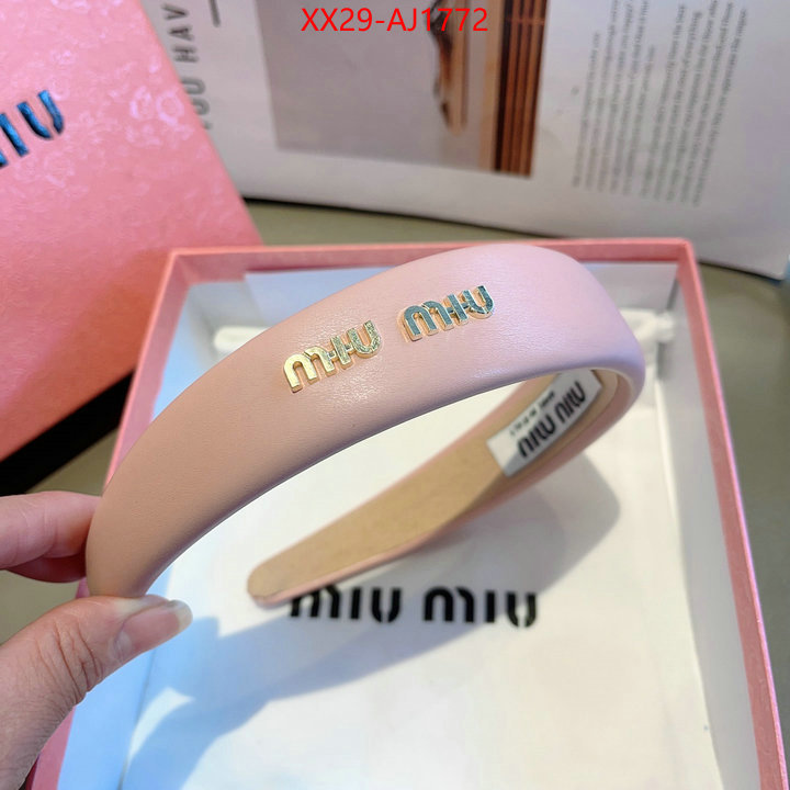 Hair band-MIU MIU the best quality replica ID: AJ1772 $: 29USD