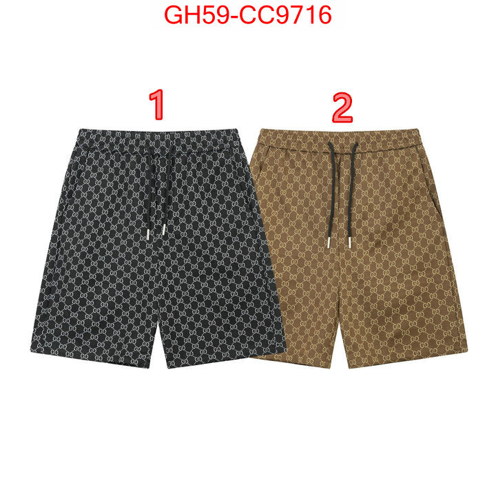 Clothing-Gucci highest product quality ID: CC9716 $: 59USD