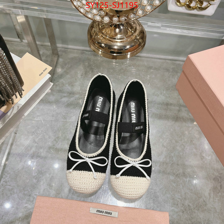 Women Shoes-Miu Miu what is a 1:1 replica ID: SJ1195 $: 125USD