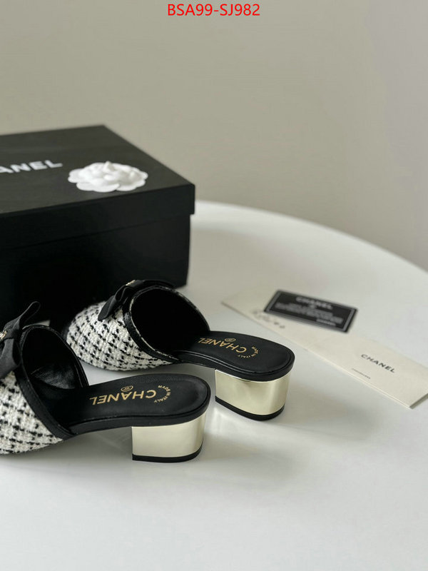 Women Shoes-Chanel high-end designer ID: SJ982 $: 99USD