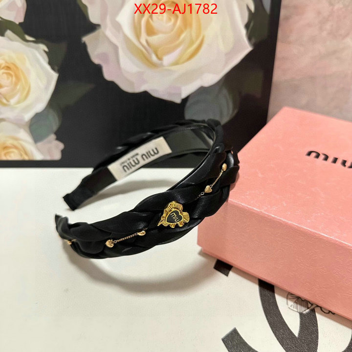 Hair band-MIU MIU top quality designer replica ID: AJ1782 $: 29USD