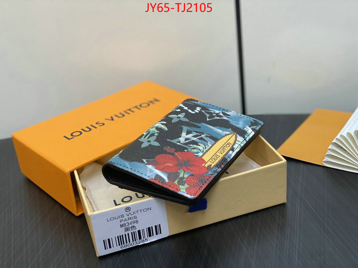 LV Bags(TOP)-Wallet sale outlet online ID: TJ2105 $: 65USD,