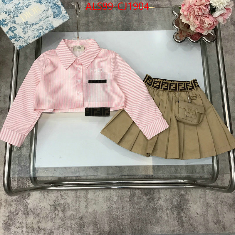 Kids clothing-Fendi 2024 replica wholesale cheap sales online ID: CJ1904 $: 99USD