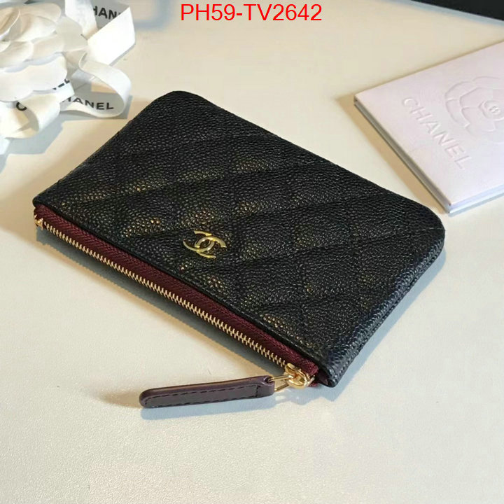 Chanel Bags(TOP)-Wallet- cheap high quality replica ID: TV2642 $: 59USD,