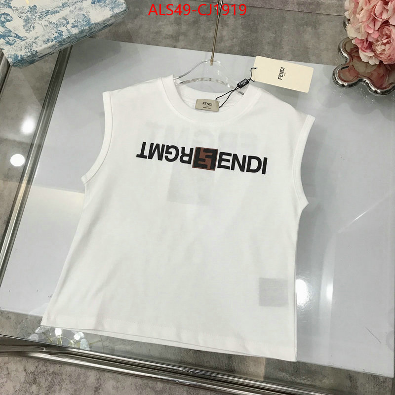 Kids clothing-Fendi wholesale 2024 replica ID: CJ1919 $: 49USD