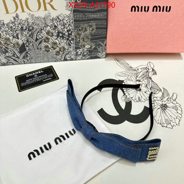 Hair band-MIU MIU cheap ID: AJ1790 $: 29USD