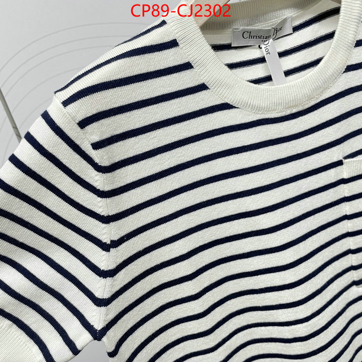 Clothing-Dior high quality online ID: CJ2302 $: 89USD