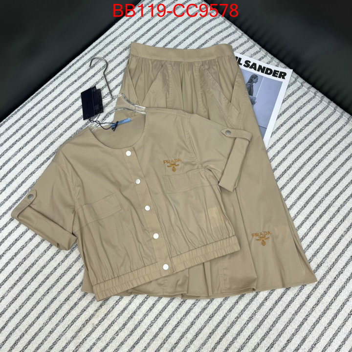 Clothing-Prada best site for replica ID: CC9578 $: 119USD