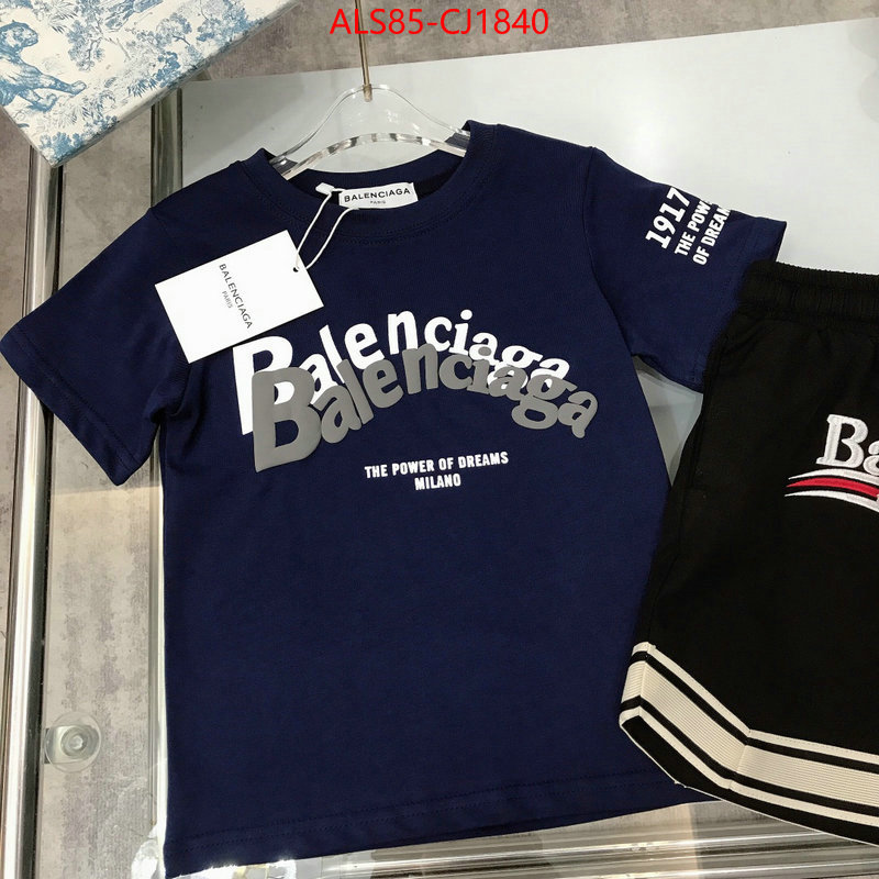 Kids clothing-Balenciaga replica 2024 perfect luxury ID: CJ1840 $: 85USD