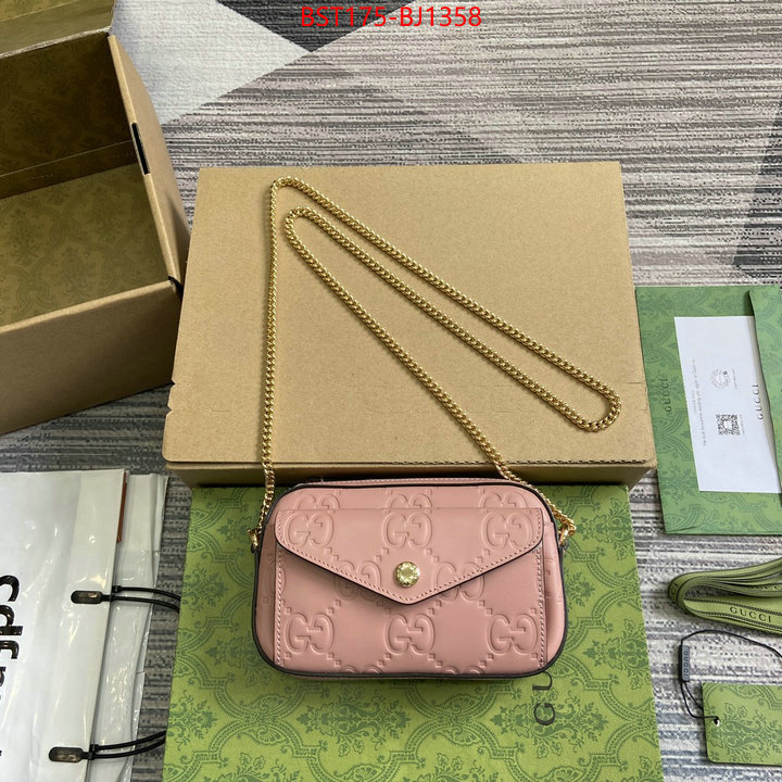 Gucci Bags(TOP)-Crossbody- wholesale replica shop ID: BJ1358 $: 175USD,