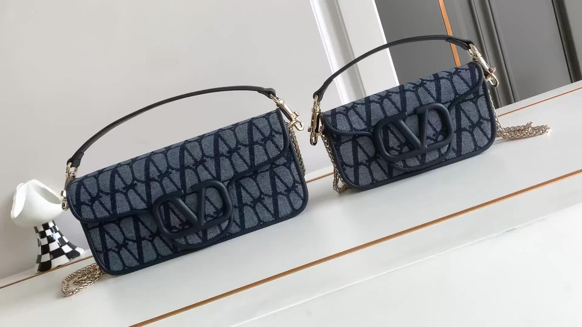 Valentino Bags(4A)-LOC-V Logo luxury cheap replica ID: BC9856