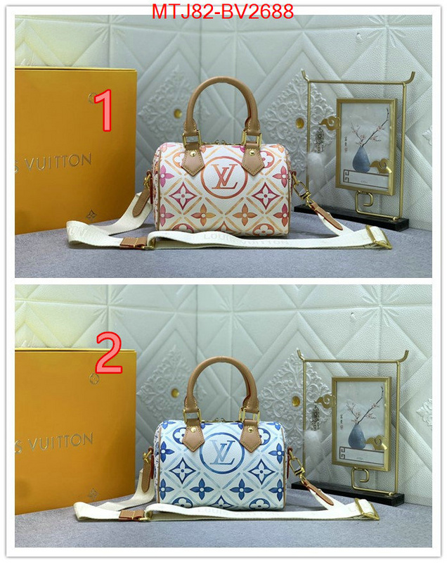 LV Bags(4A)-Speedy- fake high quality ID: BV2688 $: 82USD,