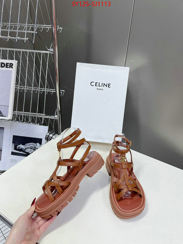 Women Shoes-CELINE mirror copy luxury ID: SJ1113 $: 125USD