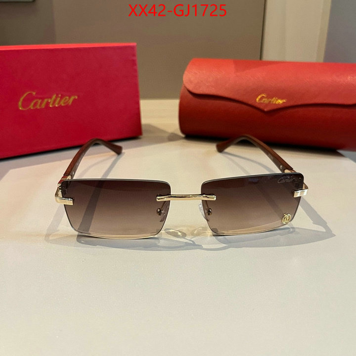 Glasses-Cartier best quality designer ID: GJ1725 $: 42USD