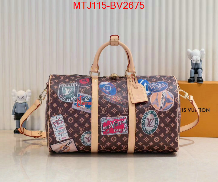 LV Bags(4A)-Keepall BandouliRe 45-50- sell high quality ID: BV2675 $: 115USD,