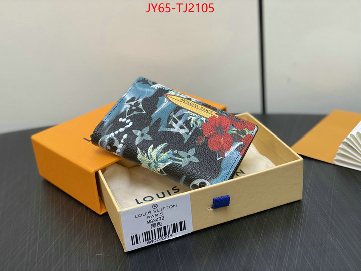 LV Bags(TOP)-Wallet sale outlet online ID: TJ2105 $: 65USD,