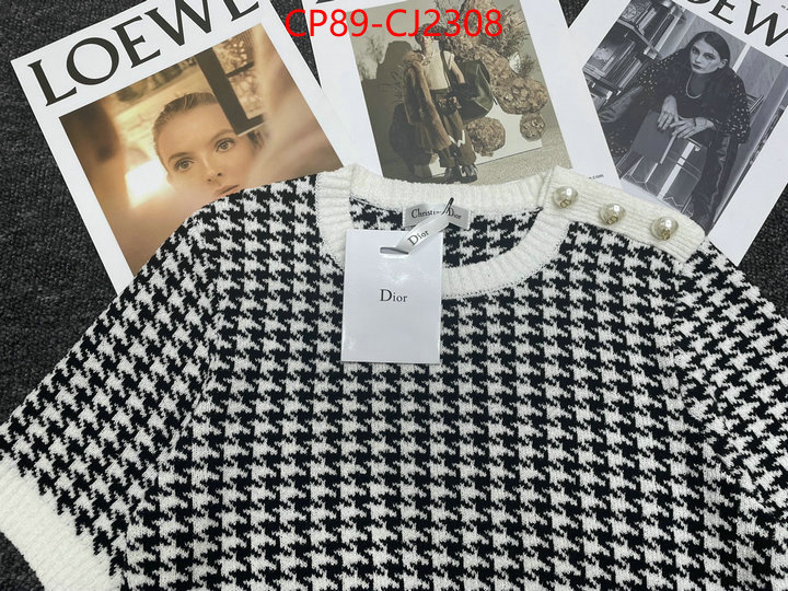 Clothing-Dior from china ID: CJ2308 $: 89USD