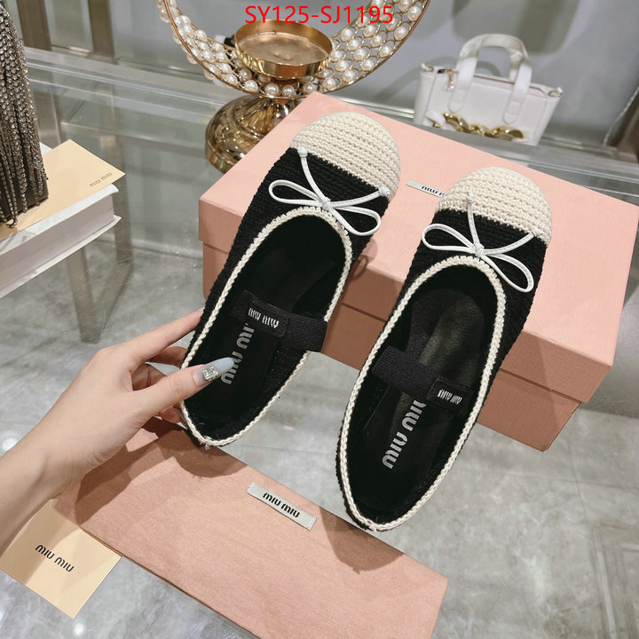 Women Shoes-Miu Miu what is a 1:1 replica ID: SJ1195 $: 125USD