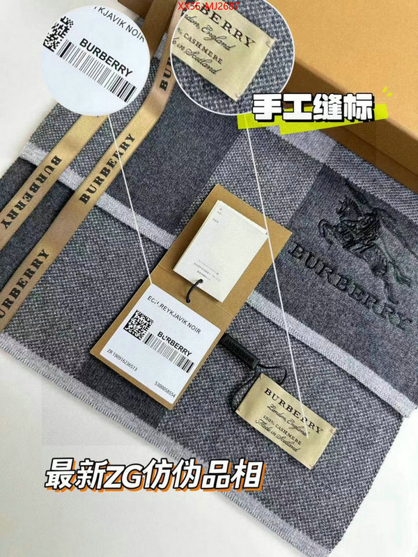 Scarf-Burberry fashion replica ID: MJ2687 $: 55USD