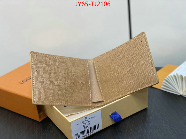 LV Bags(TOP)-Wallet best replica 1:1 ID: TJ2106 $: 65USD,