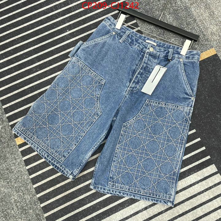 Clothing-Dior high quality replica designer ID: CJ1242