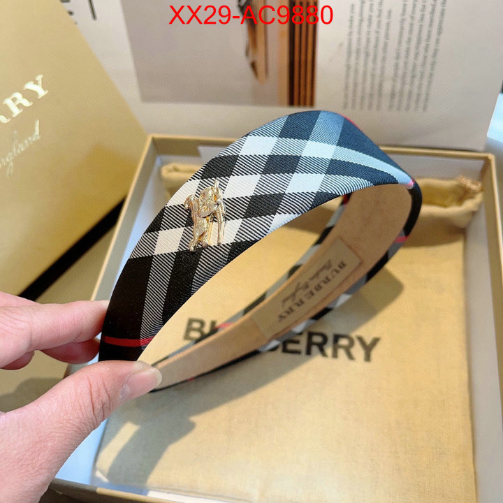 Hair band-Burberry wholesale designer shop ID: AC9880 $: 29USD