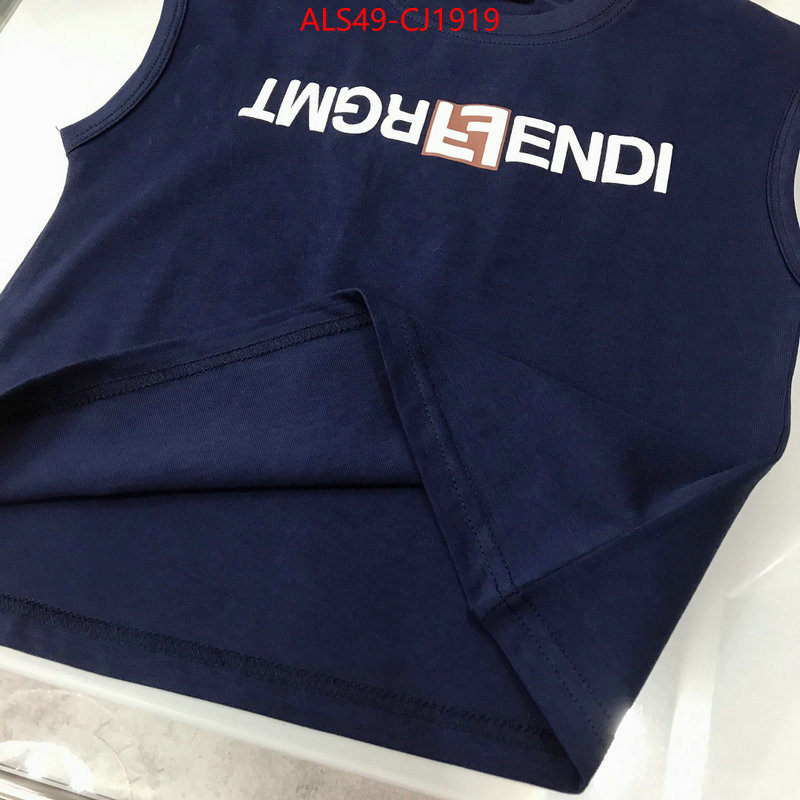 Kids clothing-Fendi wholesale 2024 replica ID: CJ1919 $: 49USD