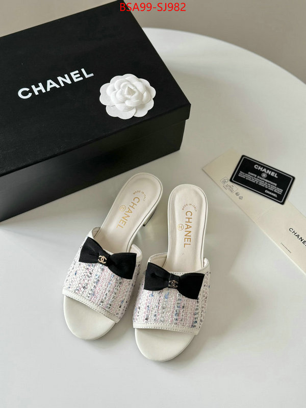 Women Shoes-Chanel high-end designer ID: SJ982 $: 99USD