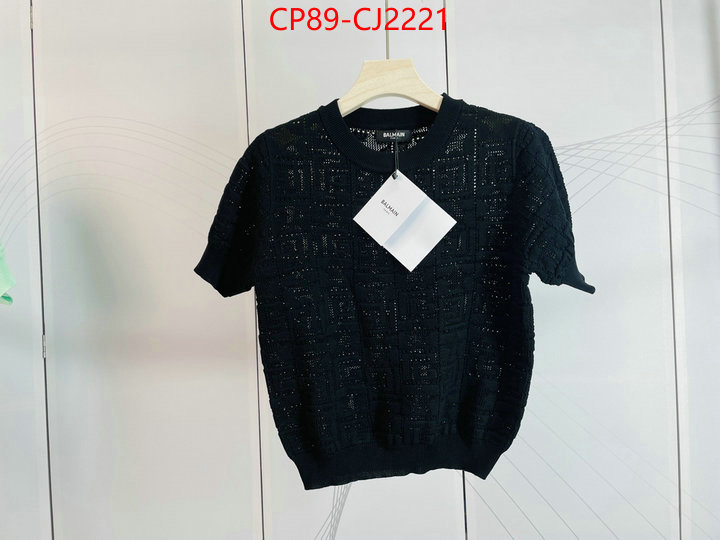 Clothing-Balmain best replica quality ID: CJ2221 $: 89USD