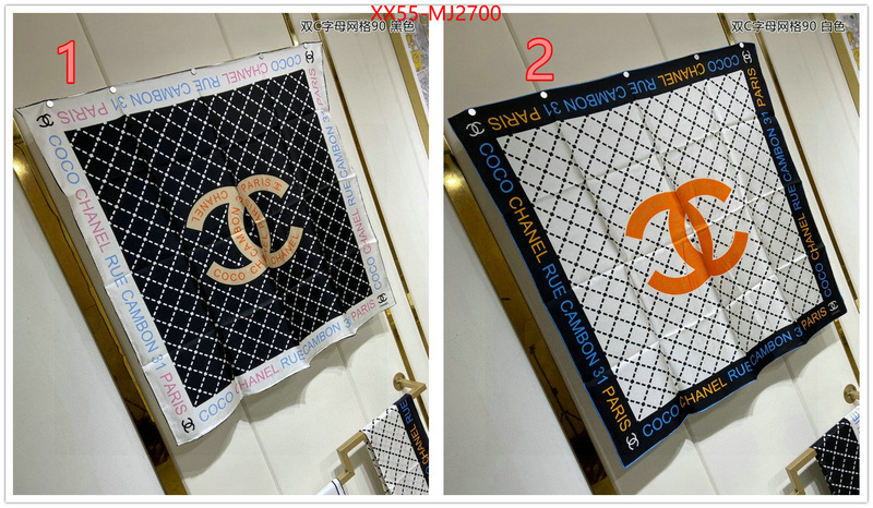 Scarf-Chanel brand designer replica ID: MJ2700 $: 55USD