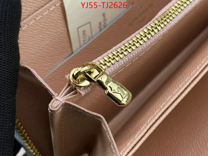 LV Bags(4A)-Wallet top fake designer ID: TJ2626 $: 55USD,