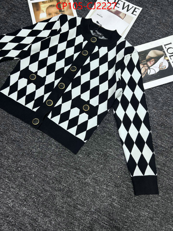 Clothing-Balmain highest product quality ID: CJ2227 $: 105USD