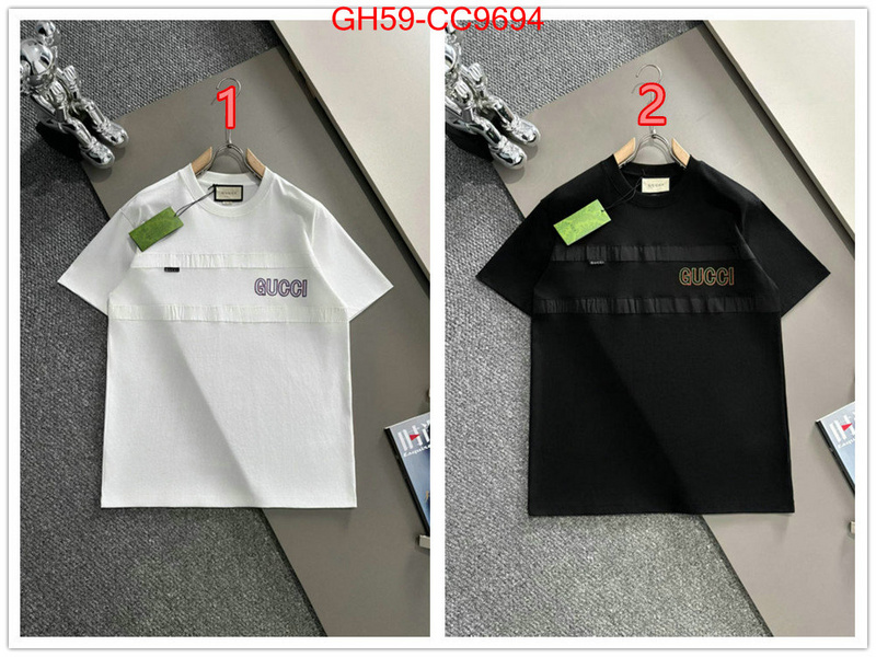 Clothing-Gucci wholesale designer shop ID: CC9694 $: 59USD