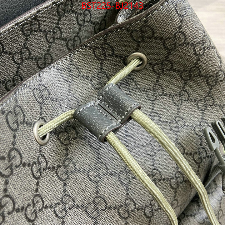 Gucci Bags(TOP)-Backpack- outlet 1:1 replica ID: BJ2143 $: 225USD,