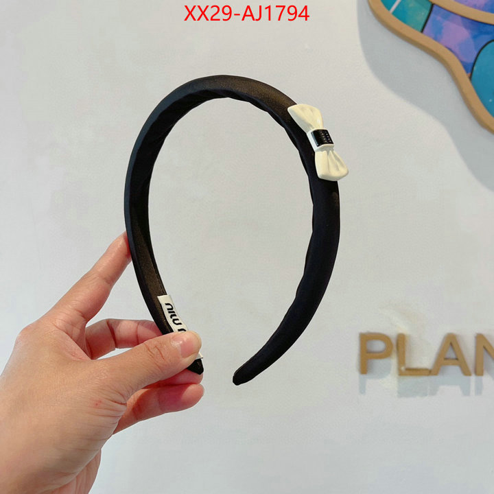 Hair band-MIU MIU fashion ID: AJ1794 $: 29USD