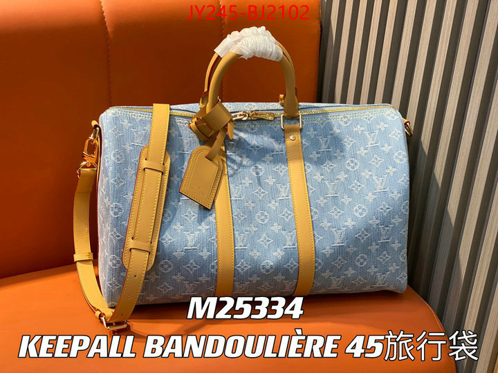 LV Bags(TOP)-Keepall BandouliRe 45-50- new 2024 ID: BJ2102 $: 245USD,