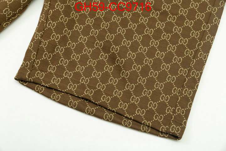 Clothing-Gucci highest product quality ID: CC9716 $: 59USD