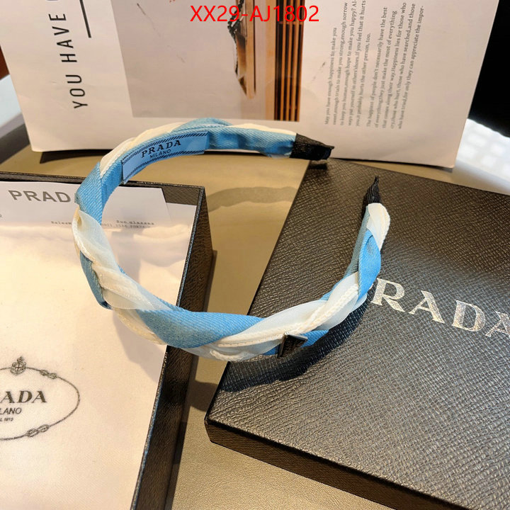 Hair band-Prada exclusive cheap ID: AJ1802 $: 29USD