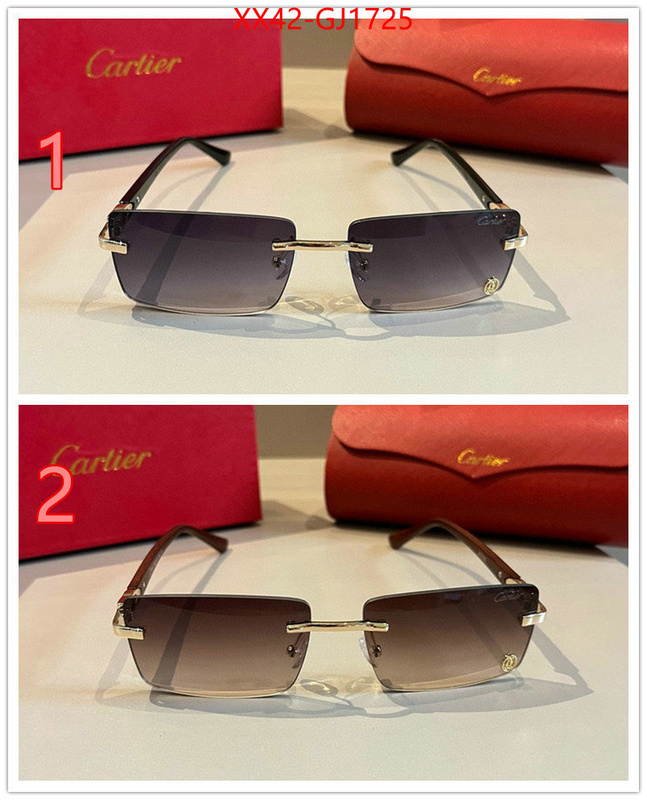 Glasses-Cartier best quality designer ID: GJ1725 $: 42USD