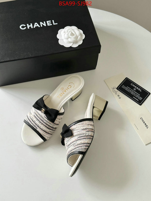 Women Shoes-Chanel high-end designer ID: SJ982 $: 99USD