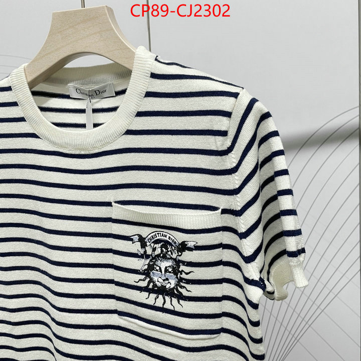 Clothing-Dior high quality online ID: CJ2302 $: 89USD