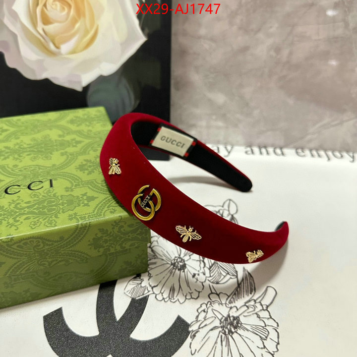 Hair band-Gucci top grade ID: AJ1747 $: 29USD