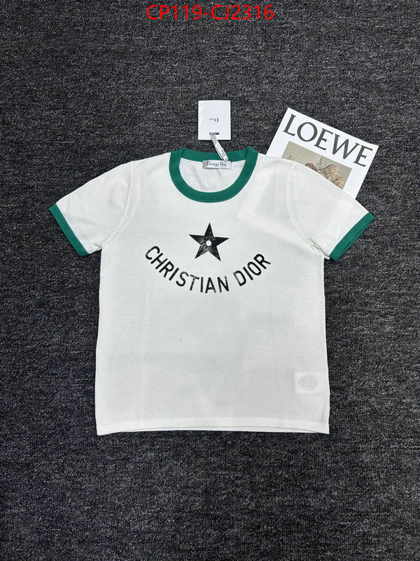 Clothing-Dior replica 1:1 high quality ID: CJ2316 $: 119USD