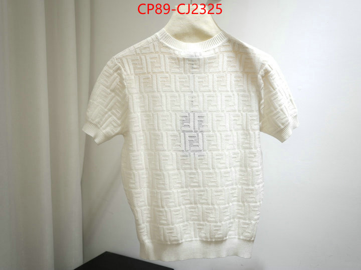 Clothing-Fendi cheap wholesale ID: CJ2325 $: 89USD