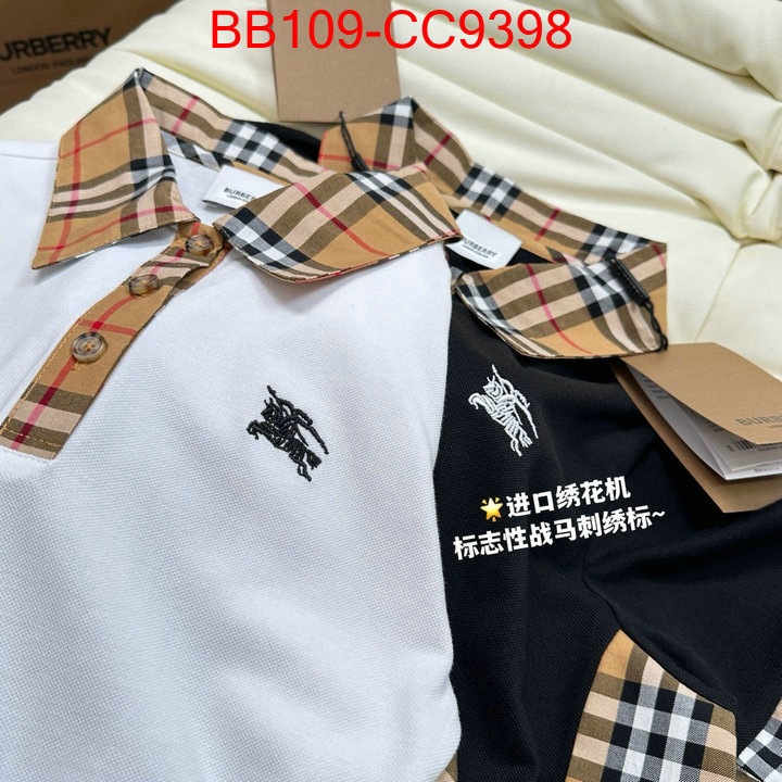 Clothing-Burberry buy high-quality fake ID: CC9398 $: 109USD