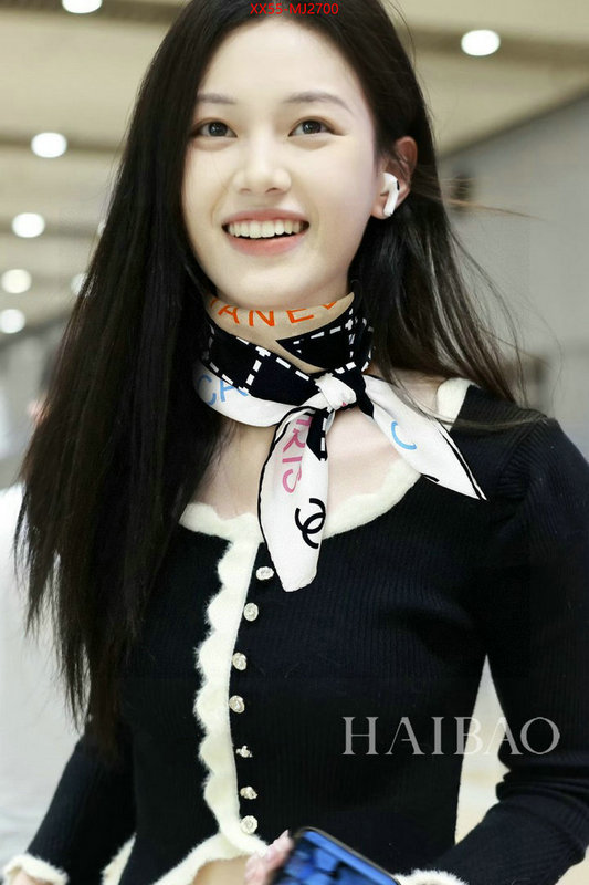 Scarf-Chanel brand designer replica ID: MJ2700 $: 55USD