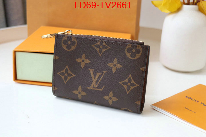 LV Bags(TOP)-Wallet high quality customize ID: TV2661 $: 69USD,