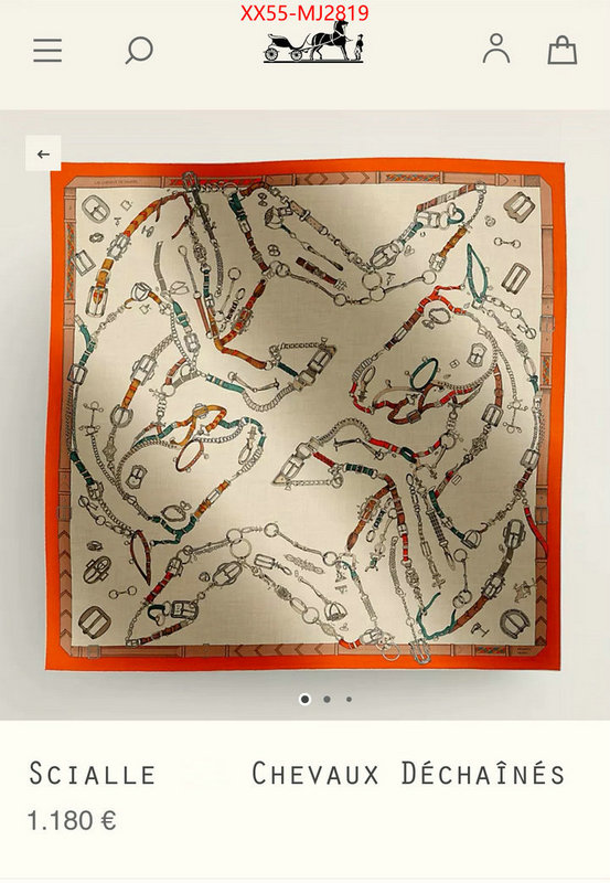 Scarf-Hermes where to find best ID: MJ2819 $: 55USD