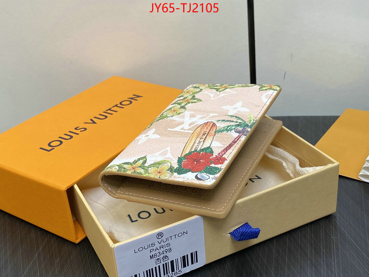 LV Bags(TOP)-Wallet sale outlet online ID: TJ2105 $: 65USD,