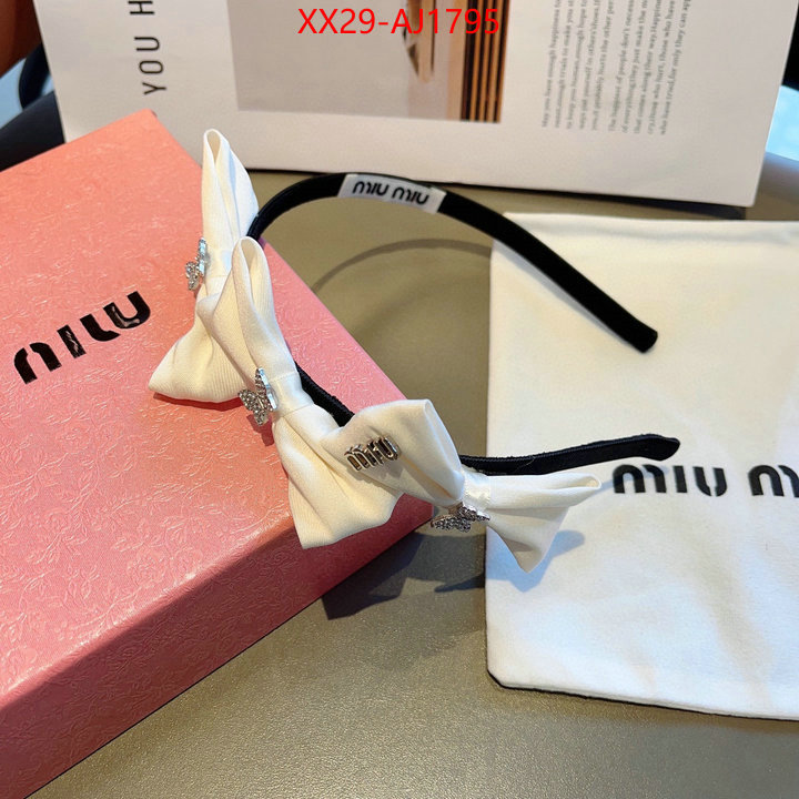 Hair band-MIU MIU what are the best replica ID: AJ1795 $: 29USD